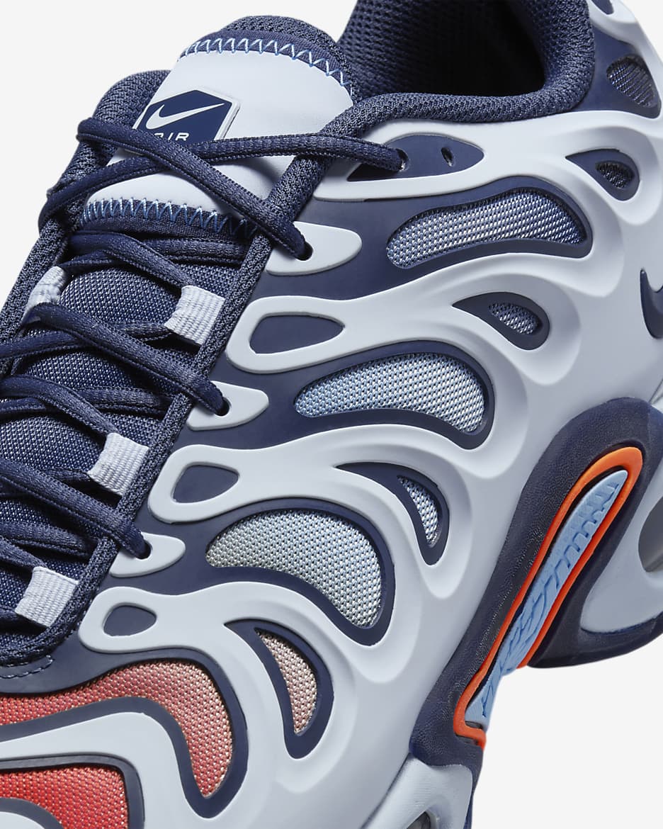 Nike air max plus navy blue orange best sale